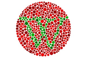 Ishihara-Test Farbenblind