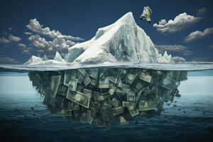Versteckte Kosten bei Businessfotos - oft nur die spitze des Eisbergs sichtbar